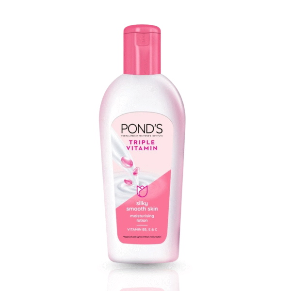 Pond's Lotion Triple Vitamin Moisturizing - Silky Smooth Skin, 100ml