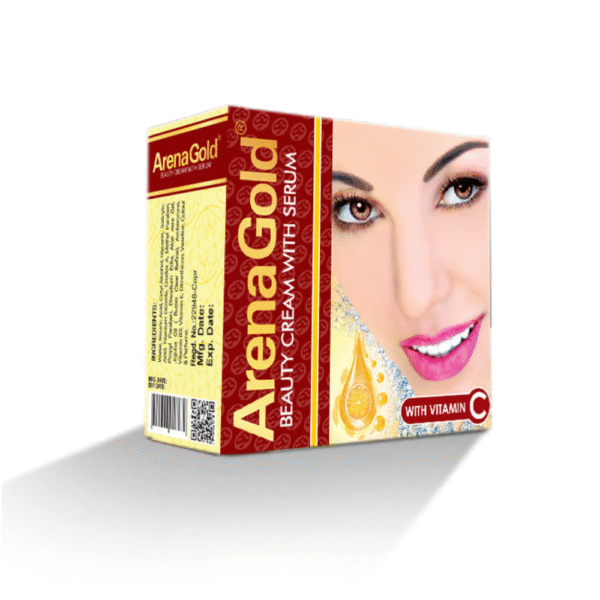 Arena Gold Beauty Cream 20g | Moisturizing & Brightening Cream for All Skin Types