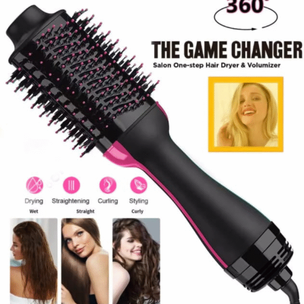 One Step 3 in 1 Hot Air Brush - Dryer + Straightener